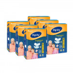 Dignity Overnight Adult Diapers, Medium, Waist Size 28