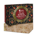 Smoky Rose and Geranium Handmade Luxury Soap 125Gm