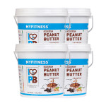 Myfitness Chocolate Peanut Butter: Crunchy 2.5Kg Pack Of 4