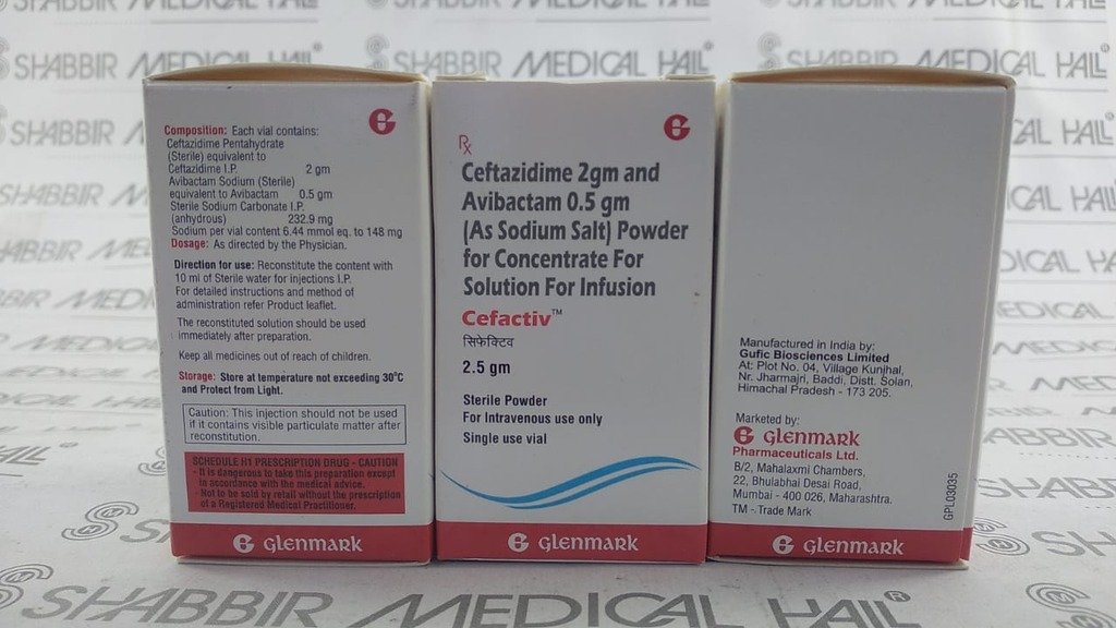 Cefactiv 2.5gm Injection