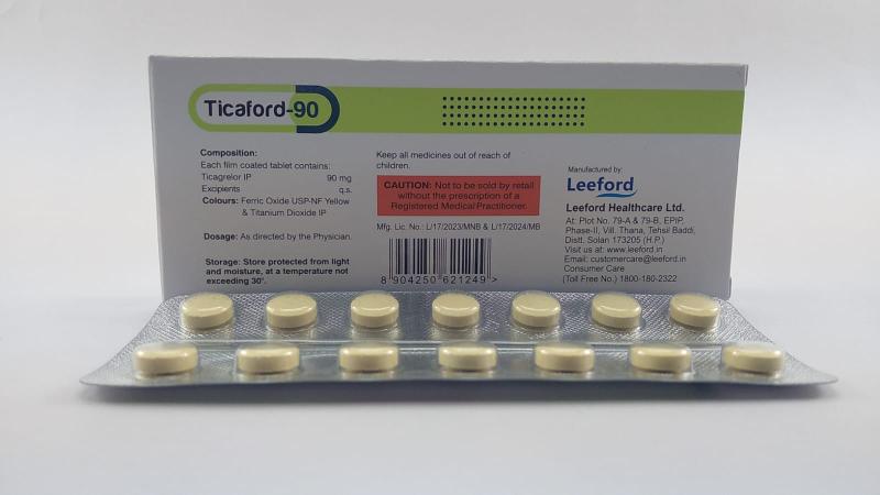 TICAGRELOR 90MG (LEEFORD) TABLETS